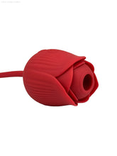 "Suction" Rose Vibrator with Thrusting Tail-French Quarter Lingerie